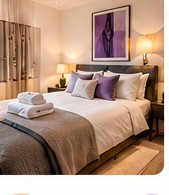 Illustrative guest bedroom